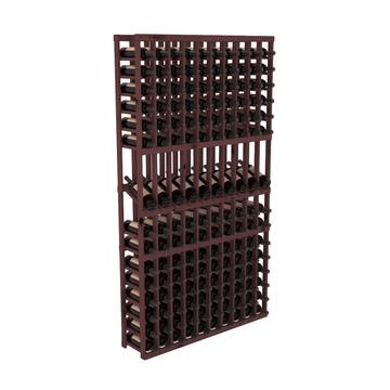 InstaCellar - 10 Column Display Row Rack in Knotty Alder Walnut stained without WineSafe™ Satin Sealant