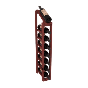 InstaCellar - 1 Column, 8R Display Top Rack in Alder Cherry stained without WineSafe™ Satin Sealant