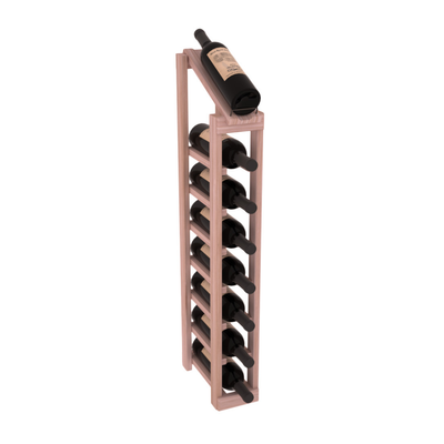 InstaCellar - 1 Column, 8R Display Top Rack in Grand Mahogany Unstained without WineSafe™ Satin Sealant