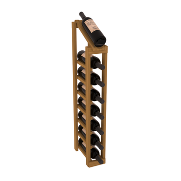 InstaCellar - 1 Column, 8R Display Top Rack in Grand Mahogany Oak stained without WineSafe™ Satin Sealant