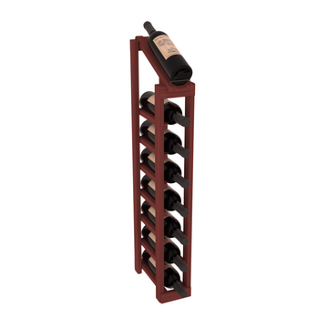 InstaCellar - 1 Column, 8R Display Top Rack in Grand Mahogany Cherry stained without WineSafe™ Satin Sealant