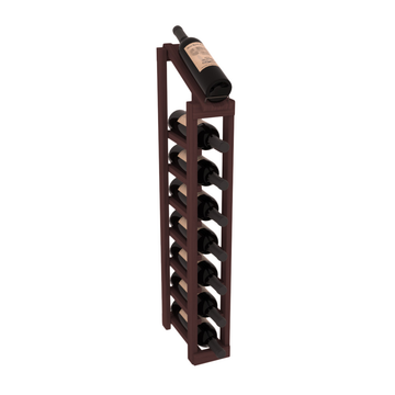 InstaCellar - 1 Column, 8R Display Top Rack in Grand Mahogany Walnut stained without WineSafe™ Satin Sealant