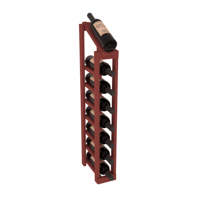 InstaCellar - 1 Column, 8R Display Top Rack in Pine Cherry stained without WineSafe™ Satin Sealant