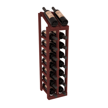 InstaCellar - 2 Column, 8R Display Top Rack in Redwood Cherry stained without WineSafe™ Satin Sealant