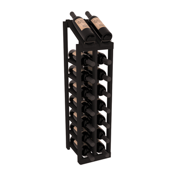 InstaCellar - 2 Column, 8R Display Top Rack in Redwood Black stained without WineSafe™ Satin Sealant