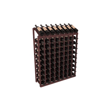 InstaCellar - 10 Column, 8R Display Top Rack in Alder Walnut stained without WineSafe™ Satin Sealant