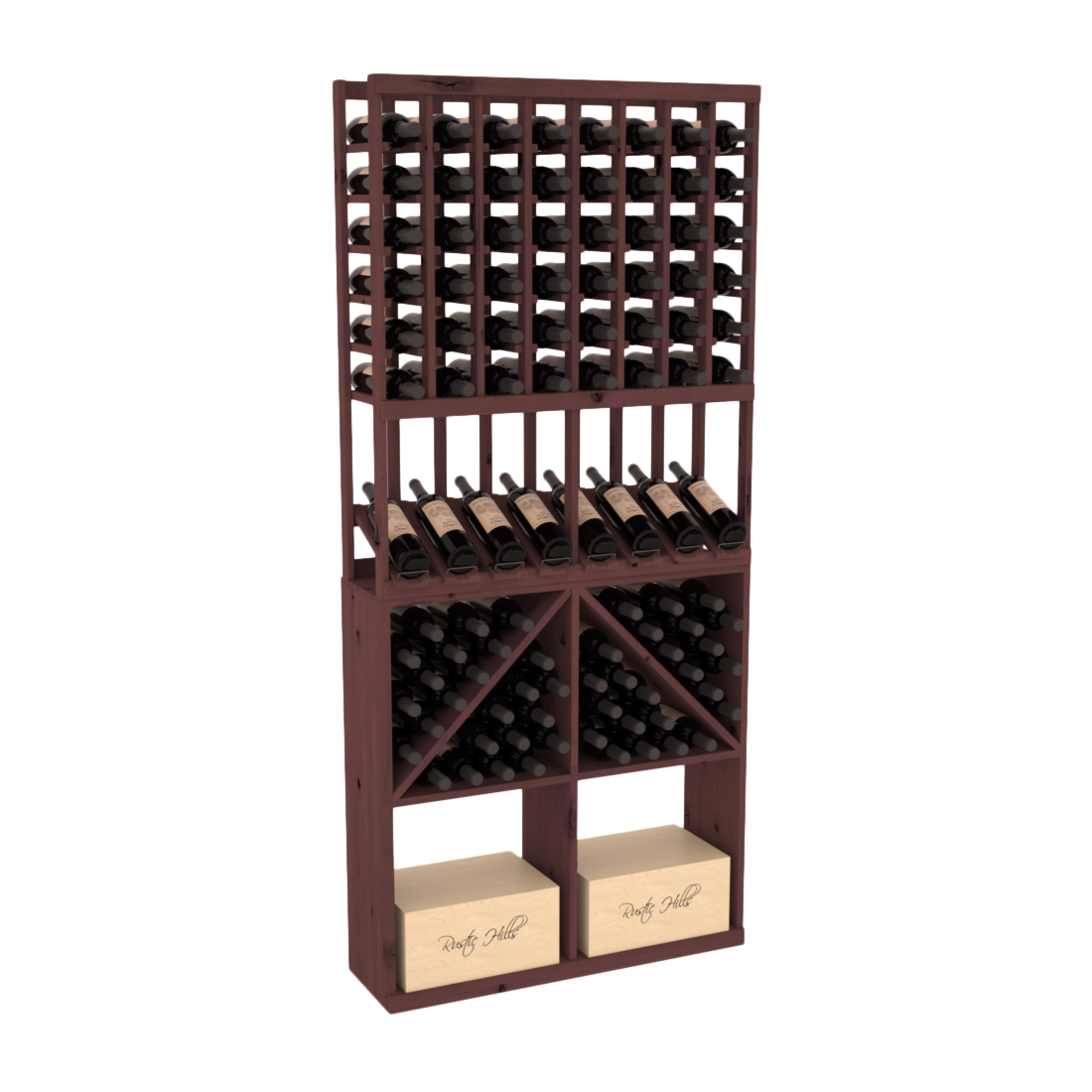 96 Colorful Racks High Reveal Wine Rack 96 Bin Combo | Proudly Made in the USA – Wine ...