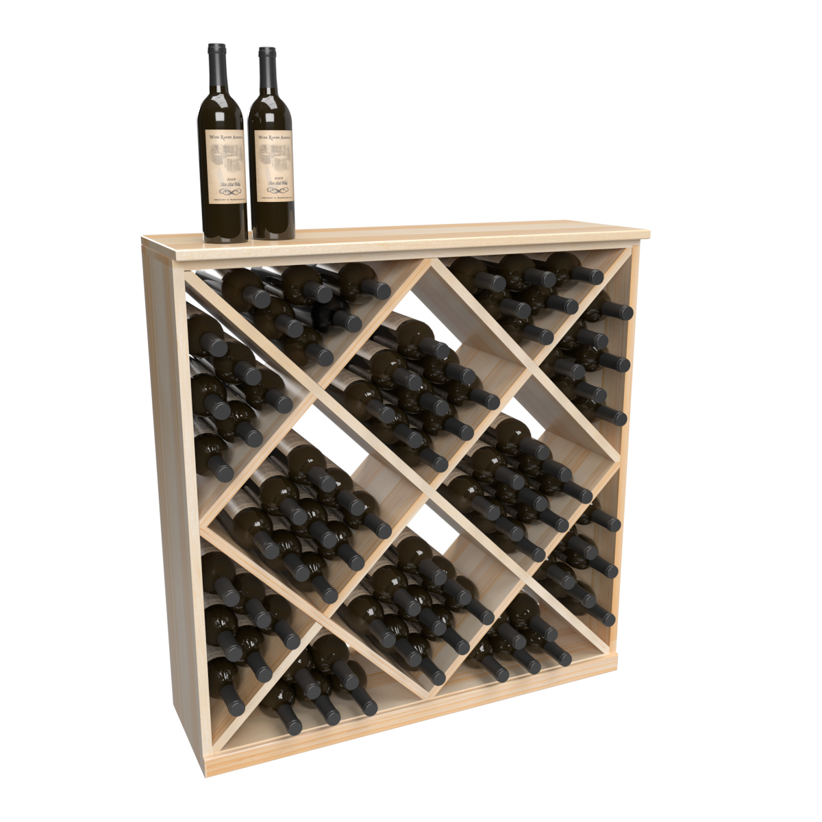 instaCellar Diamond Cube Bin w/ Top - Wine Racks America