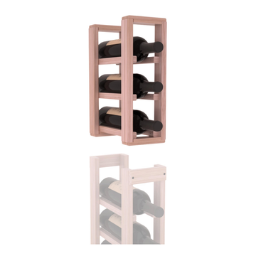 InstaCellar - 1 Column Standard Extender Rack in Grand Mahogany Unstained with WineSafe™ Satin Sealant