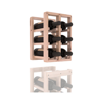 InstaCellar - 2 Column Standard Extender Rack in Knotty Alder Unstained with WineSafe™ Satin Sealant