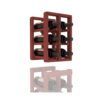 InstaCellar - 2 Column Standard Extender Rack in Knotty Alder Cherry stained without WineSafe™ Satin Sealant