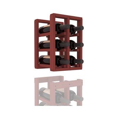 InstaCellar - 2 Column Standard Extender Rack in Grand Mahogany Cherry stained without WineSafe™ Satin Sealant