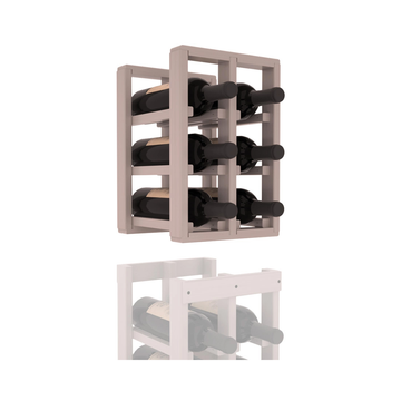 InstaCellar - 2 Column Standard Extender Rack in Grand Mahogany Greywash stained with WineSafe™ Satin Sealant