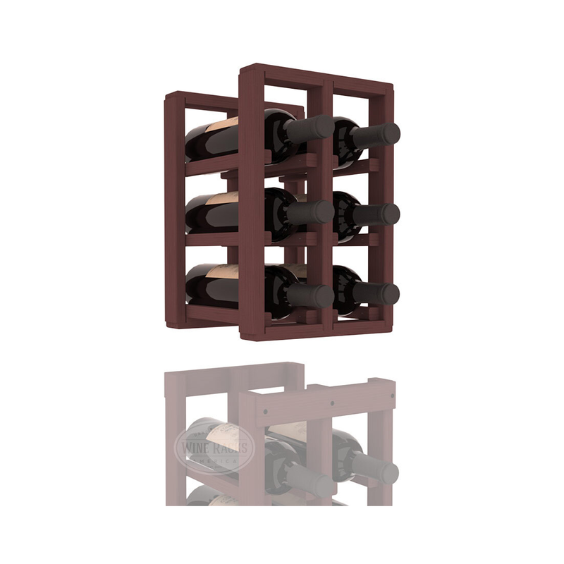 InstaCellar - 2 Column Standard Extender Rack in Ponderosa Pine Walnut stained without WineSafe™ Satin Sealant