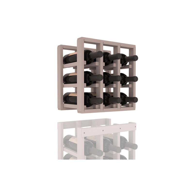InstaCellar - 3 Column Standard Extender Rack in Grand Mahogany Greywash stained without WineSafe™ Satin Sealant
