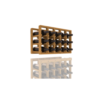 InstaCellar - 5 Column Standard Extender Rack in Knotty Alder Oak stained without WineSafe™ Satin Sealant