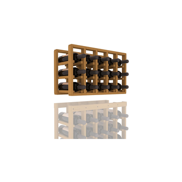 InstaCellar - 5 Column Standard Extender Rack in Grand Mahogany Oak stained without WineSafe™ Satin Sealant