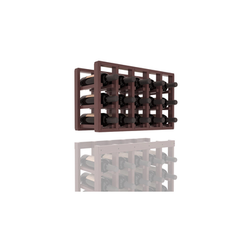 InstaCellar - 5 Column Standard Extender Rack in Grand Mahogany Walnut stained with WineSafe™ Satin Sealant