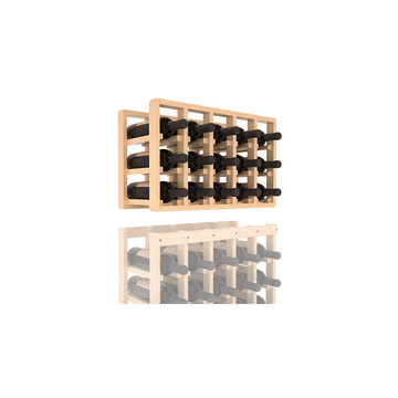 InstaCellar - 5 Column Standard Extender Rack in Ponderosa Pine Unstained with WineSafe™ Satin Sealant