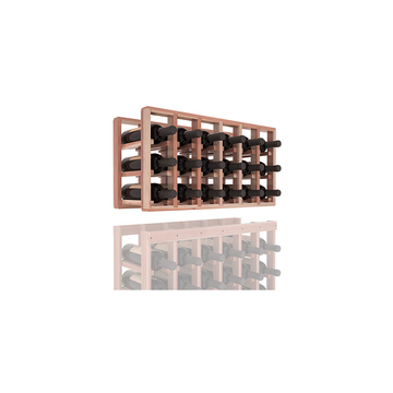 InstaCellar - 6 Column Standard Extender Rack in Premium Redwood Unstained with WineSafe™ Satin Sealant
