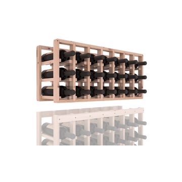 InstaCellar - 7 Column Standard Extender Rack in Knotty Alder Unstained with WineSafe™ Satin Sealant
