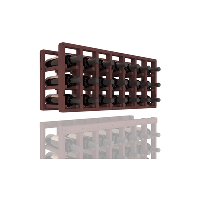 InstaCellar - 7 Column Standard Extender Rack in Knotty Alder Walnut stained without WineSafe™ Satin Sealant