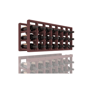 InstaCellar - 7 Column Standard Extender Rack in Ponderosa Pine Walnut stained without WineSafe™ Satin Sealant