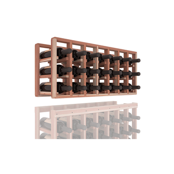 InstaCellar - 7 Column Standard Extender Rack in Premium Redwood Unstained without WineSafe™ Satin Sealant