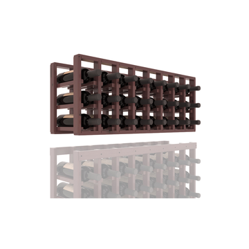 InstaCellar - 8 Column Standard Extender Rack in Knotty Alder Walnut stained with WineSafe™ Satin Sealant