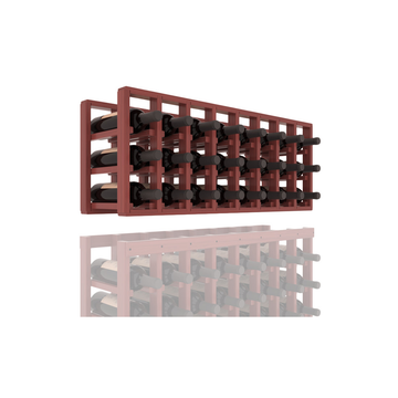 InstaCellar - 8 Column Standard Extender Rack in Grand Mahogany Cherry stained with WineSafe™ Satin Sealant