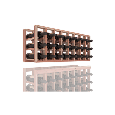 InstaCellar - 8 Column Standard Extender Rack in Premium Redwood Unstained with WineSafe™ Satin Sealant