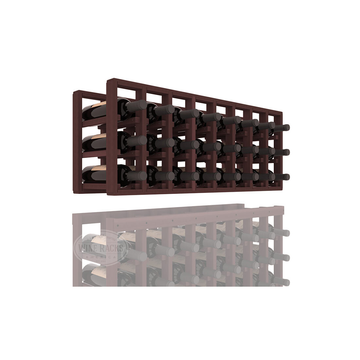 InstaCellar - 8 Column Standard Extender Rack in Premium Redwood Walnut stained without WineSafe™ Satin Sealant