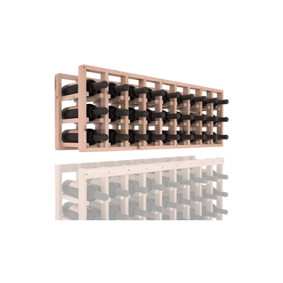 InstaCellar - 9 Column Standard Extender Rack in Knotty Alder Unstained with WineSafe™ Satin Sealant