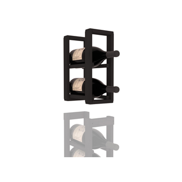 InstaCellar - 1 Column Magnum Extender Rack in Grand Mahogany Black stained without WineSafe™ Satin Sealant