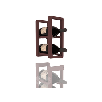 InstaCellar - 1 Column Magnum Extender Rack in Ponderosa Pine Walnut stained without WineSafe™ Satin Sealant