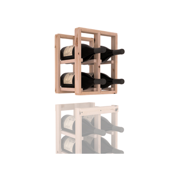 InstaCellar - 2 Column Magnum Extender Rack in Knotty Alder Unstained without WineSafe™ Satin Sealant