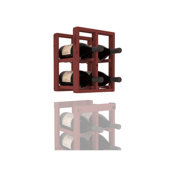 InstaCellar - 2 Column Magnum Extender Rack in Knotty Alder Cherry stained without WineSafe™ Satin Sealant