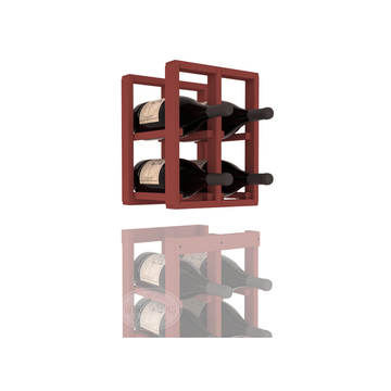 InstaCellar - 2 Column Magnum Extender Rack in Ponderosa Pine Cherry stained without WineSafe™ Satin Sealant