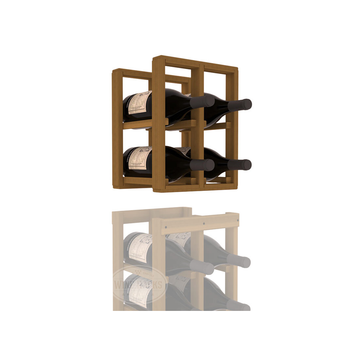 InstaCellar - 2 Column Magnum Extender Rack in Premium Redwood Oak stained without WineSafe™ Satin Sealant