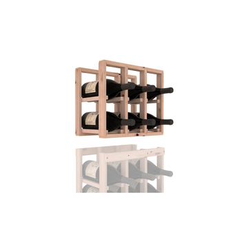 InstaCellar - 3 Column Magnum Extender Rack in Knotty Alder Unstained without WineSafe™ Satin Sealant