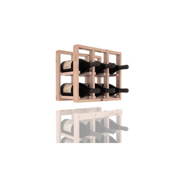 InstaCellar - 3 Column Magnum Extender Rack in Knotty Alder Unstained with WineSafe™ Satin Sealant