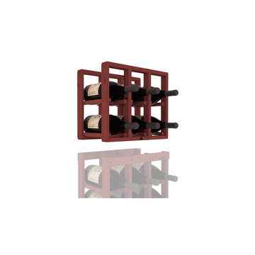 InstaCellar - 3 Column Magnum Extender Rack in Knotty Alder Cherry stained without WineSafe™ Satin Sealant