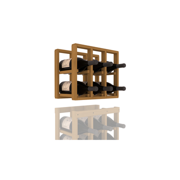 InstaCellar - 3 Column Magnum Extender Rack in Grand Mahogany Oak stained without WineSafe™ Satin Sealant