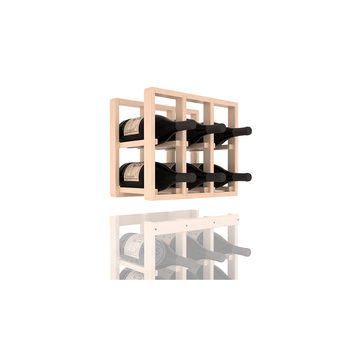 InstaCellar - 3 Column Magnum Extender Rack in Ponderosa Pine Unstained with WineSafe™ Satin Sealant