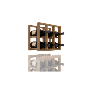 InstaCellar - 3 Column Magnum Extender Rack in Premium Redwood Oak stained with WineSafe™ Satin Sealant