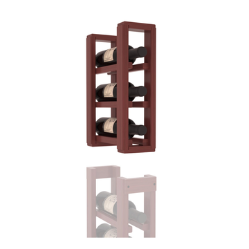 InstaCellar - 1 Column Split Extender Rack in Grand Mahogany Cherry stained with WineSafe™ Satin Sealant