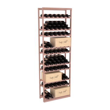 InstaCellar - Baker Style Case Rack in Grand Mahogany Unstained without WineSafe™ Satin Sealant