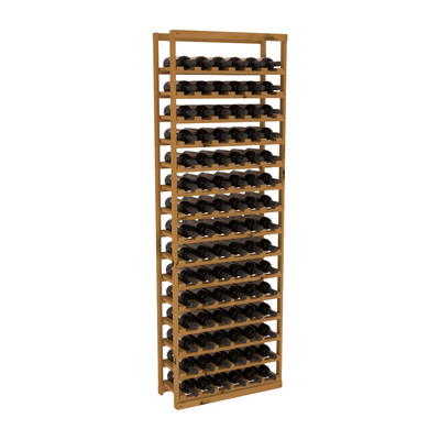 InstaCellar - Baker Style Bottle Rack in Knotty Alder Oak stained without WineSafe™ Satin Sealant