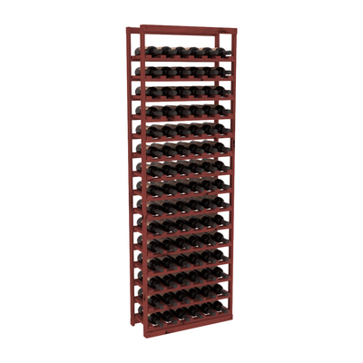 InstaCellar - Baker Style Bottle Rack in Knotty Alder Cherry stained without WineSafe™ Satin Sealant