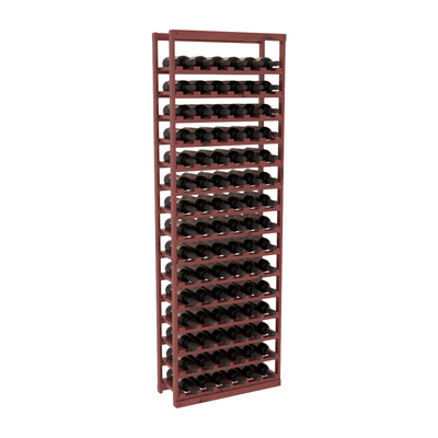 InstaCellar - Baker Style Bottle Rack in Knotty Alder Cherry stained with WineSafe™ Satin Sealant